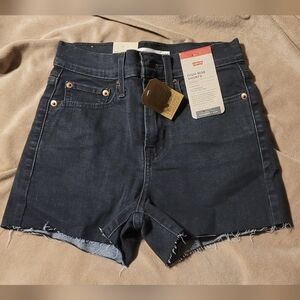 Levi's Black Denim Shorts